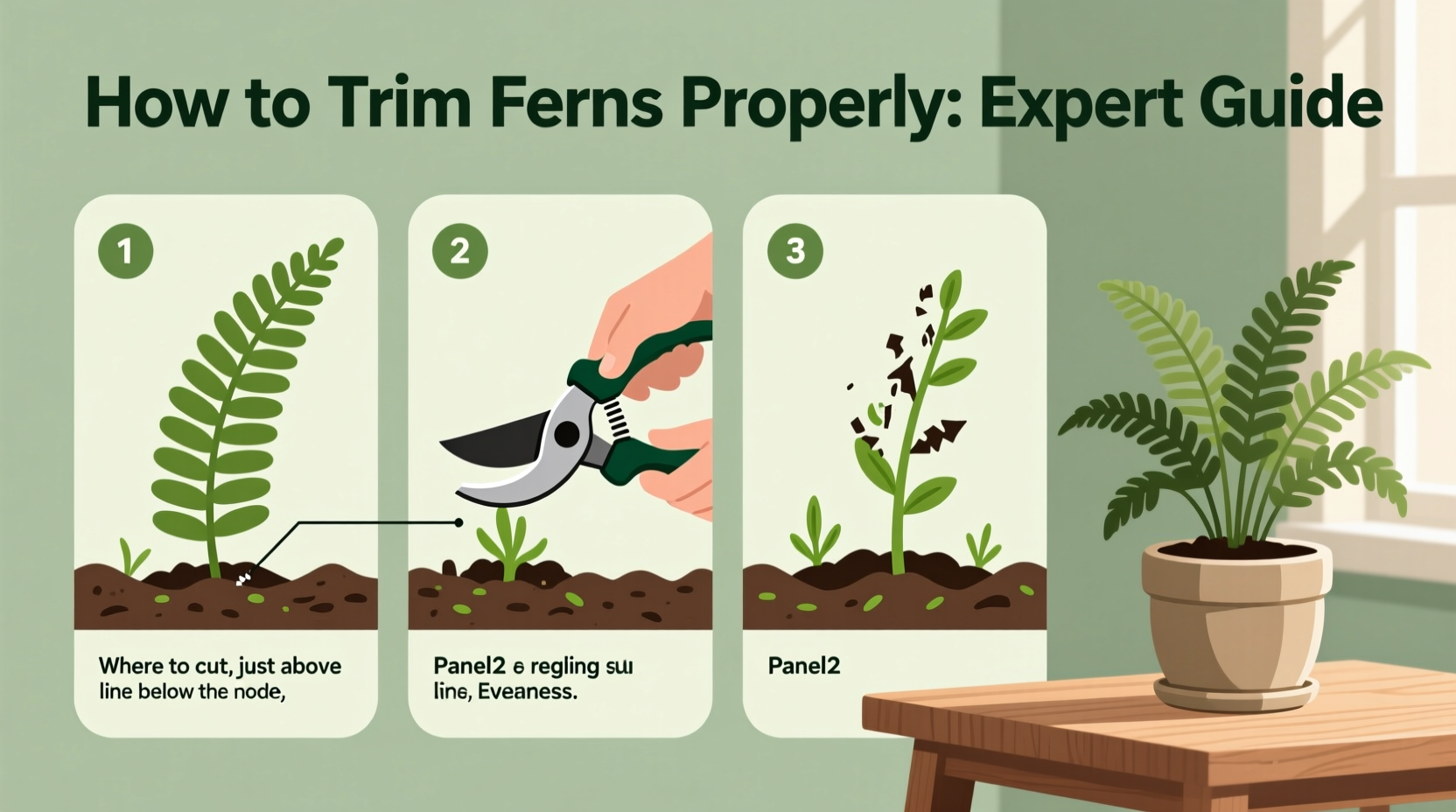 How to Trim Ferns Properly: Expert Guide