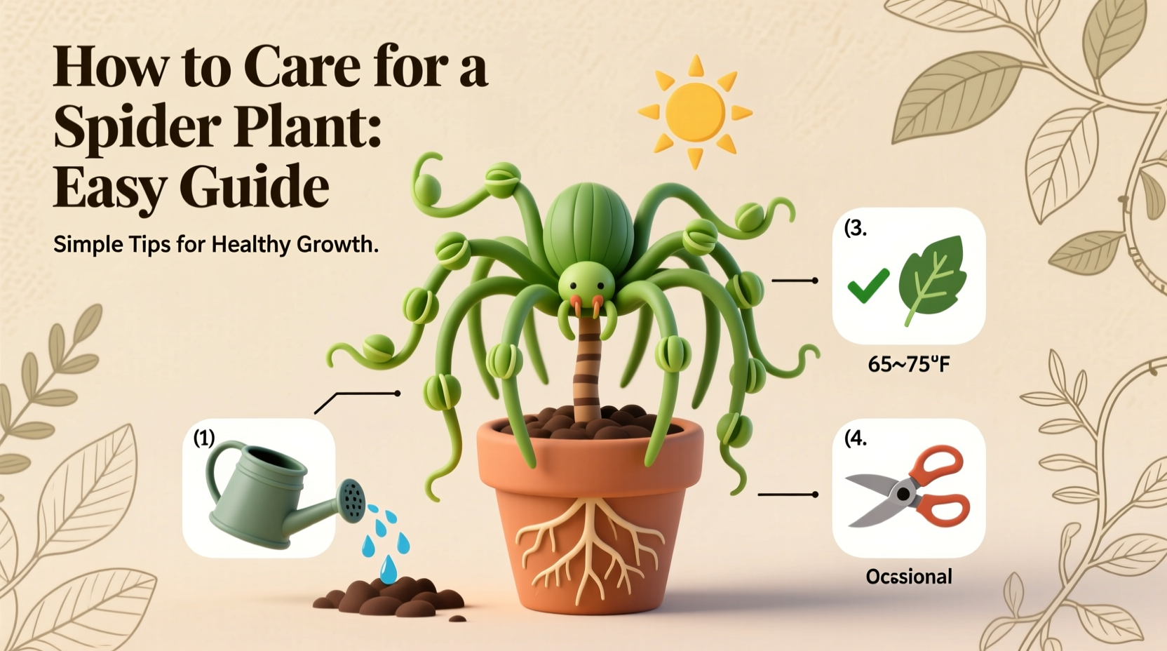 How to Care for a Spider Plant: Easy Guide