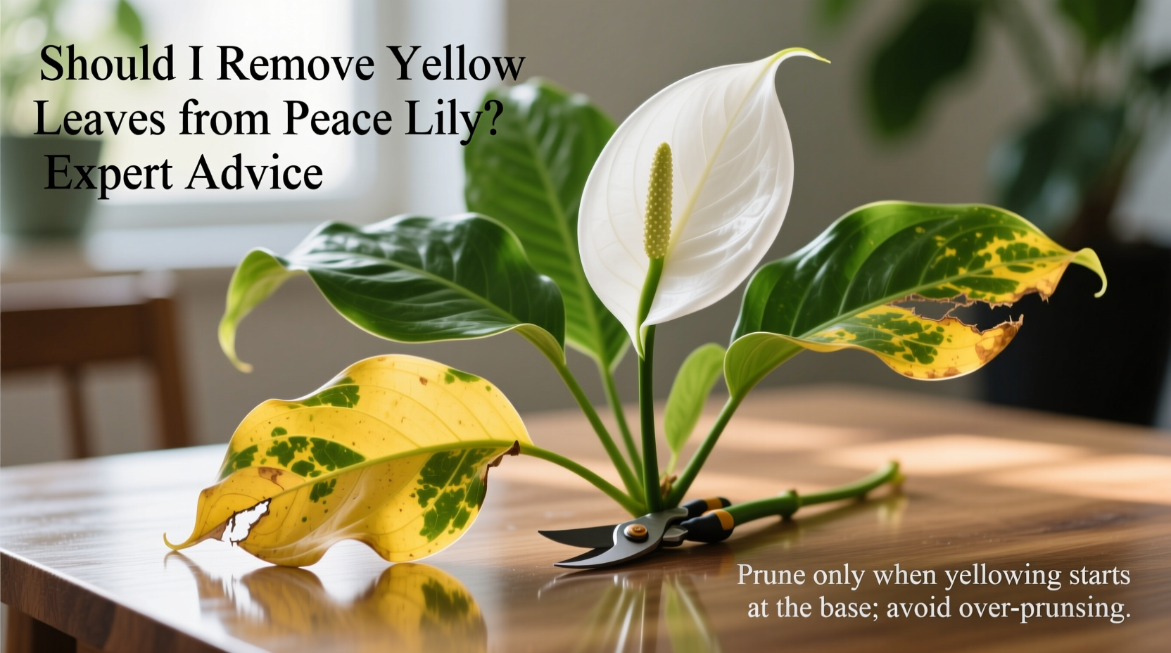 Should I Remove Yellow Leaves from Peace Lily? Expert Advice