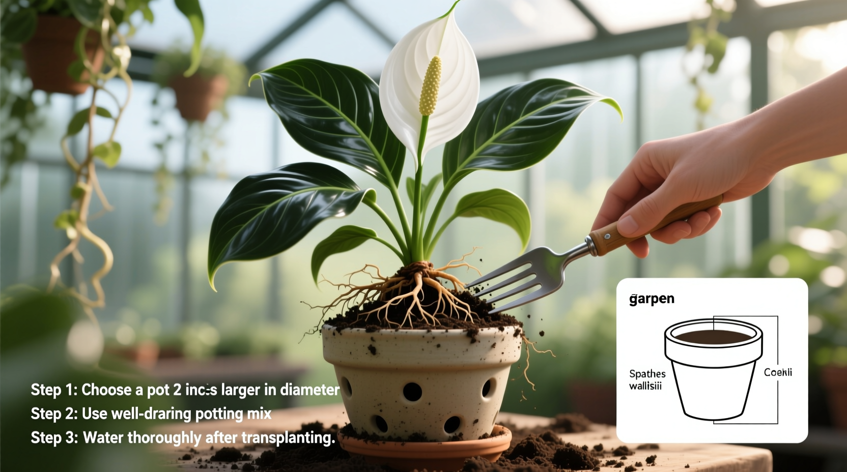 How to Transplant a Peace Lily Plant Properly