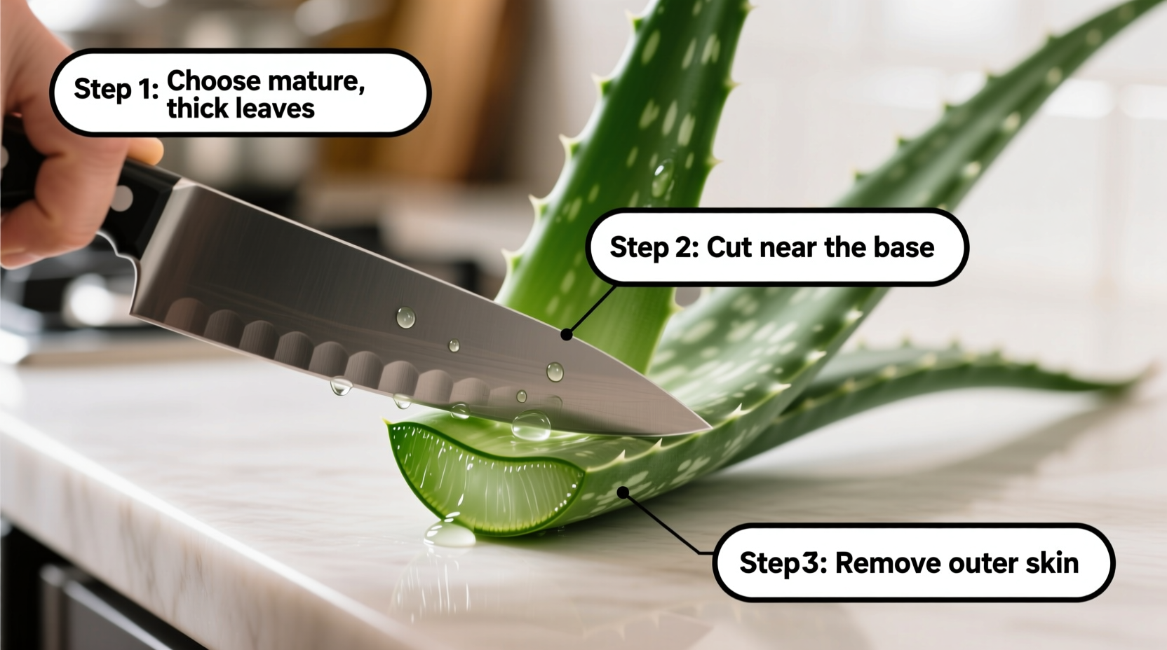 How to Cut Aloe Vera Properly: Step-by-Step Guide