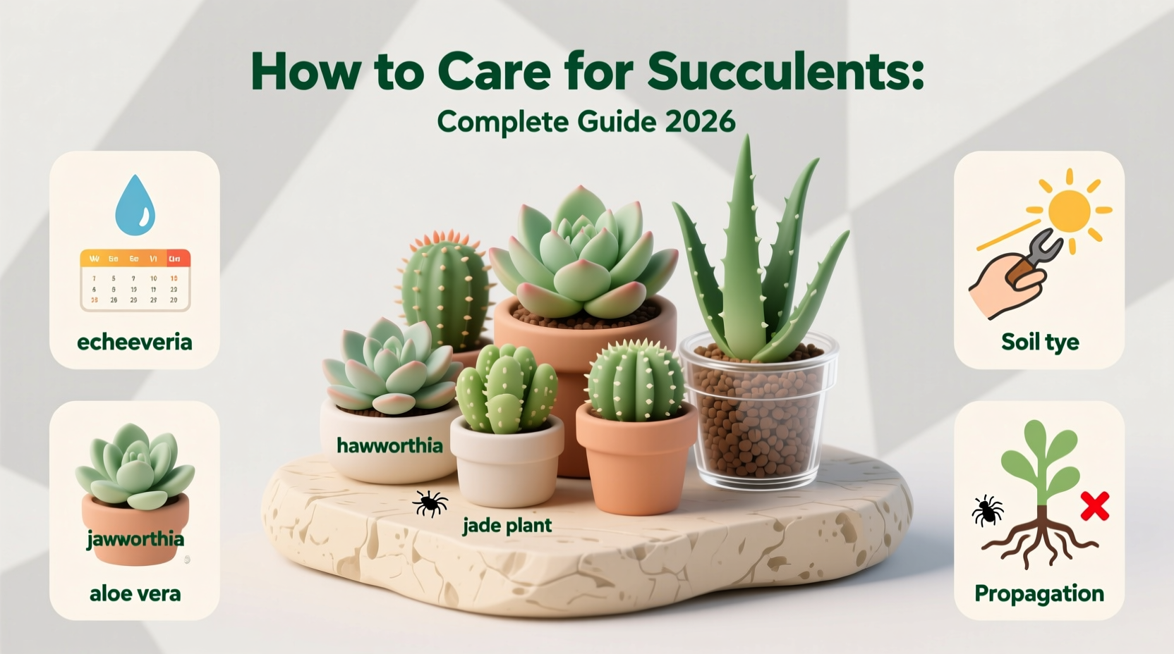 How to Care for Succulents: Complete Guide 2026