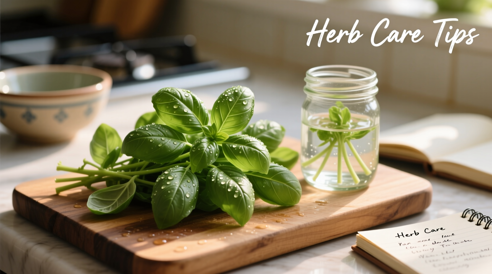 How to Preserve Fresh Cut Basil