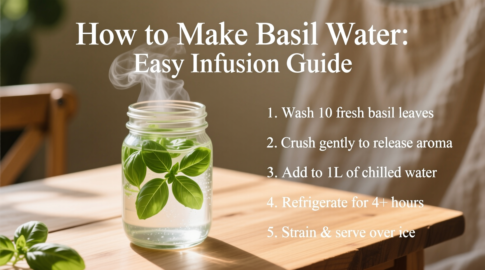 How to Make Basil Water: Easy Infusion Guide