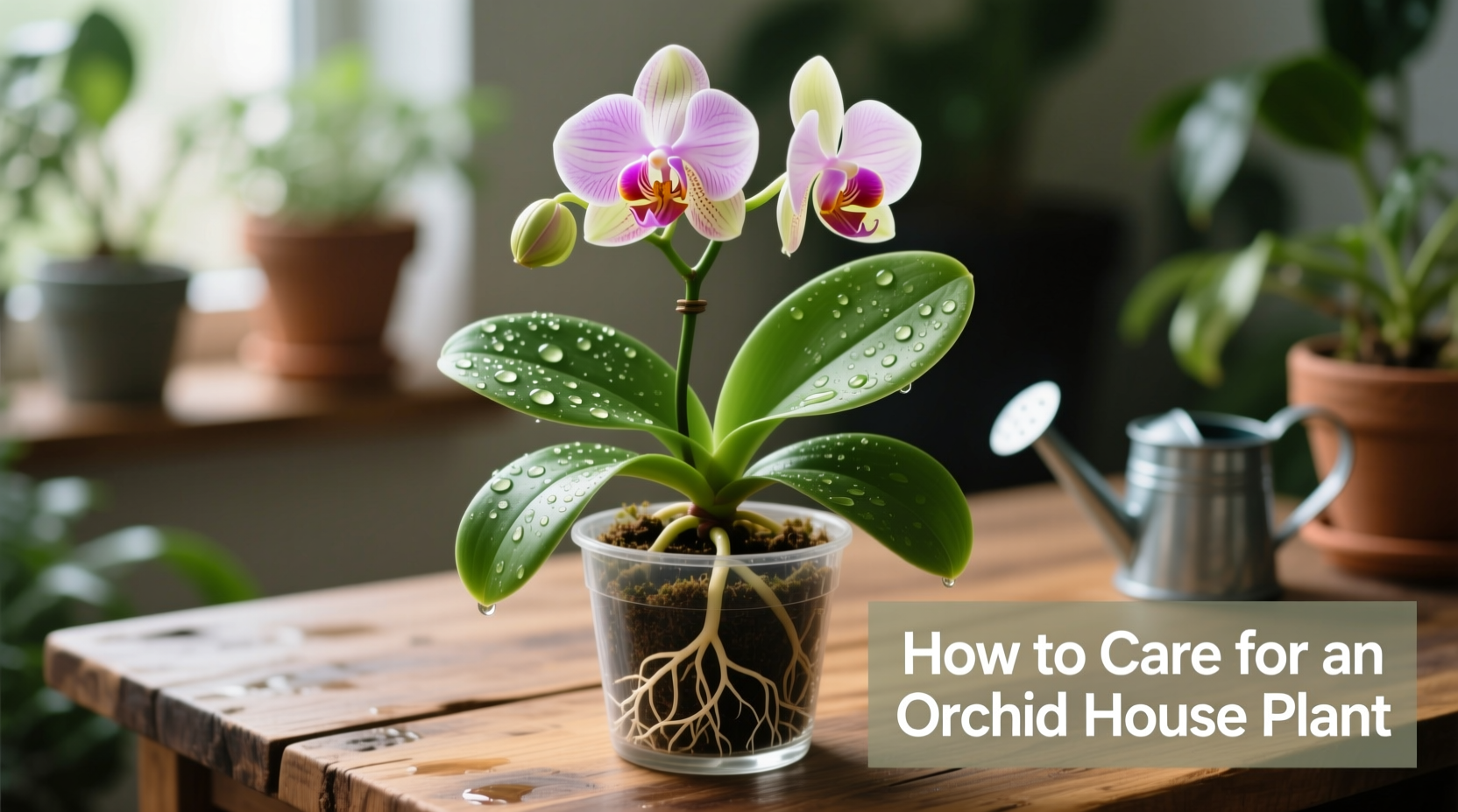 How to Care for an Orchid House Plant