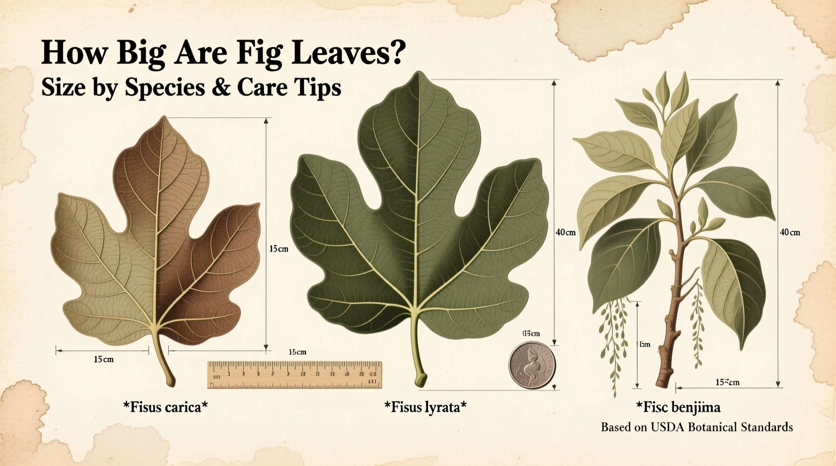 How Big Are Fig Leaves? Size by Species & Care Tips