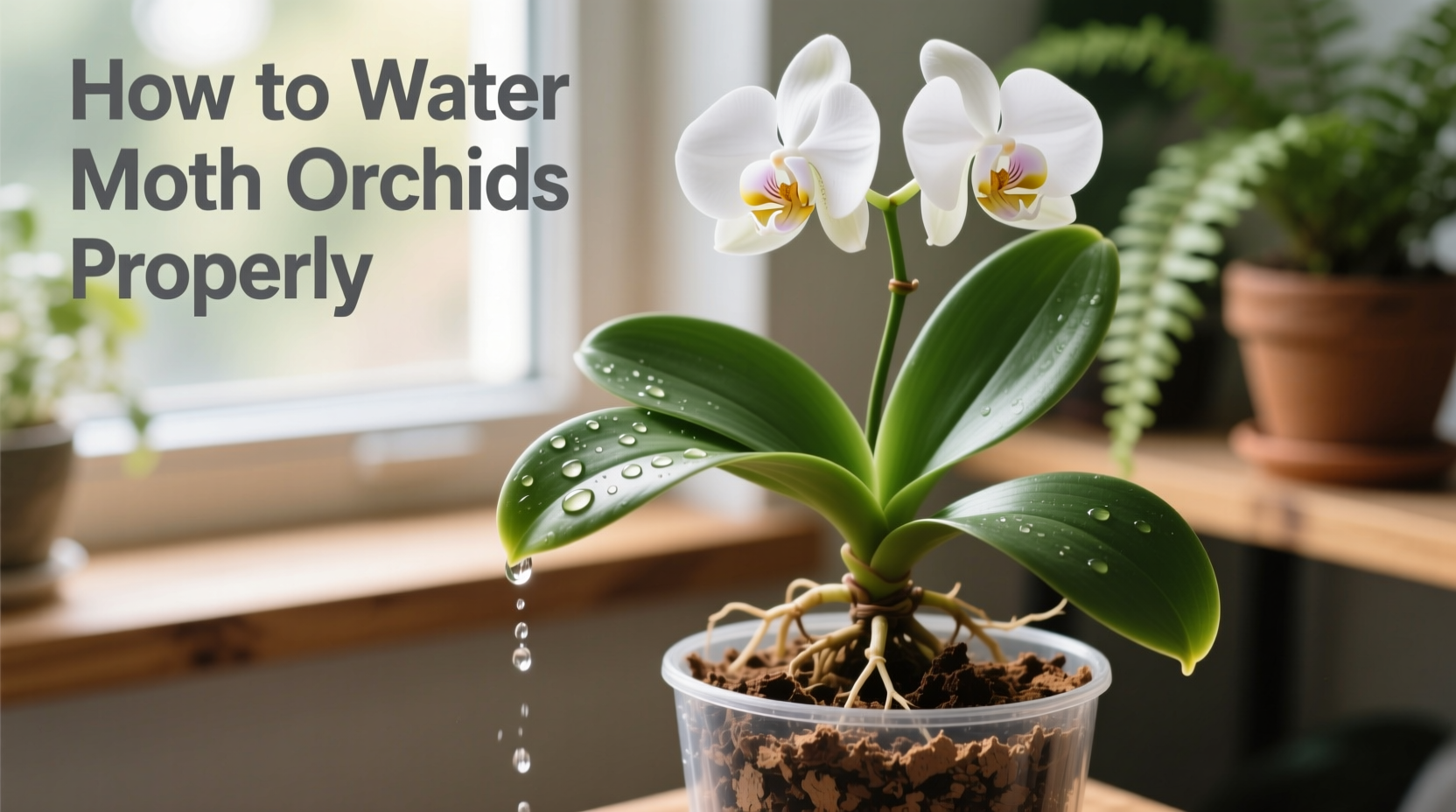 How to Water Moth Orchids Properly