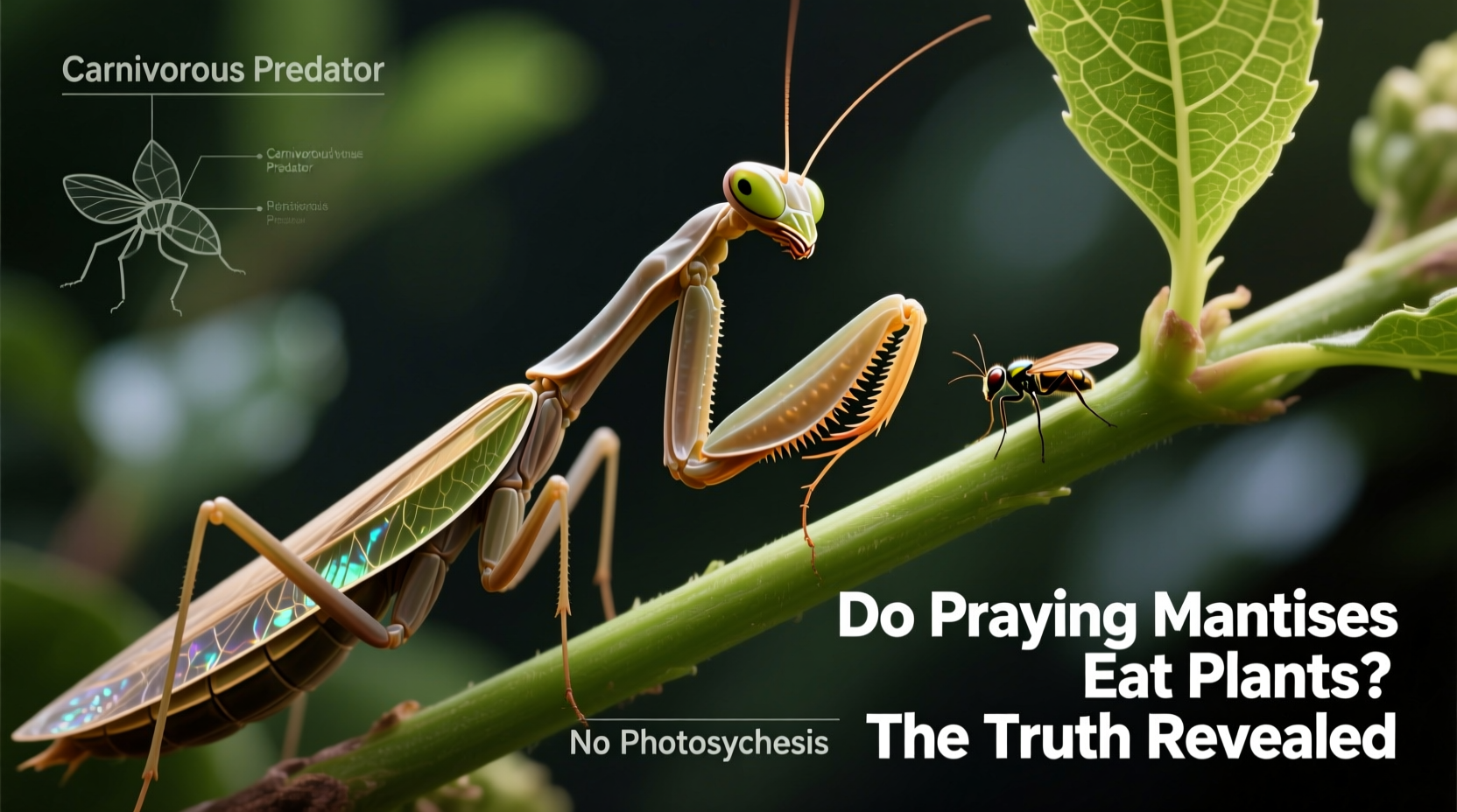 Do Praying Mantises Eat Plants? The Truth Revealed