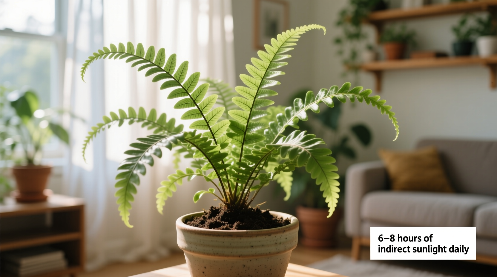 How Much Sunlight Do Boston Ferns Need?