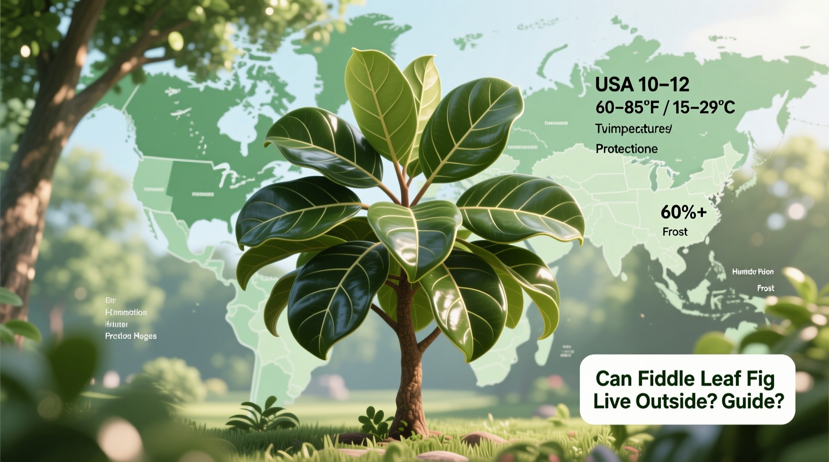 Can Fiddle Leaf Fig Live Outside? Climate Guide