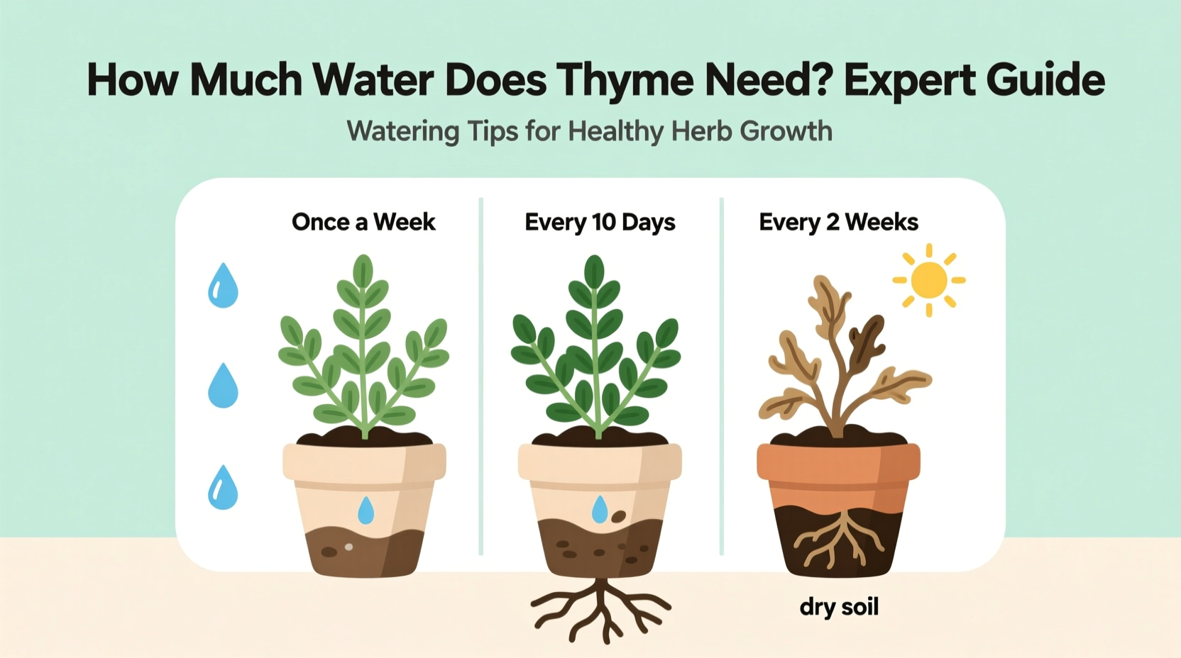 How Much Water Does Thyme Need? Expert Guide