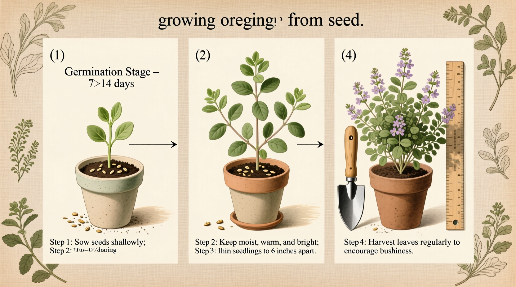 How to Grow Oregano from Seed: Step-by-Step Guide