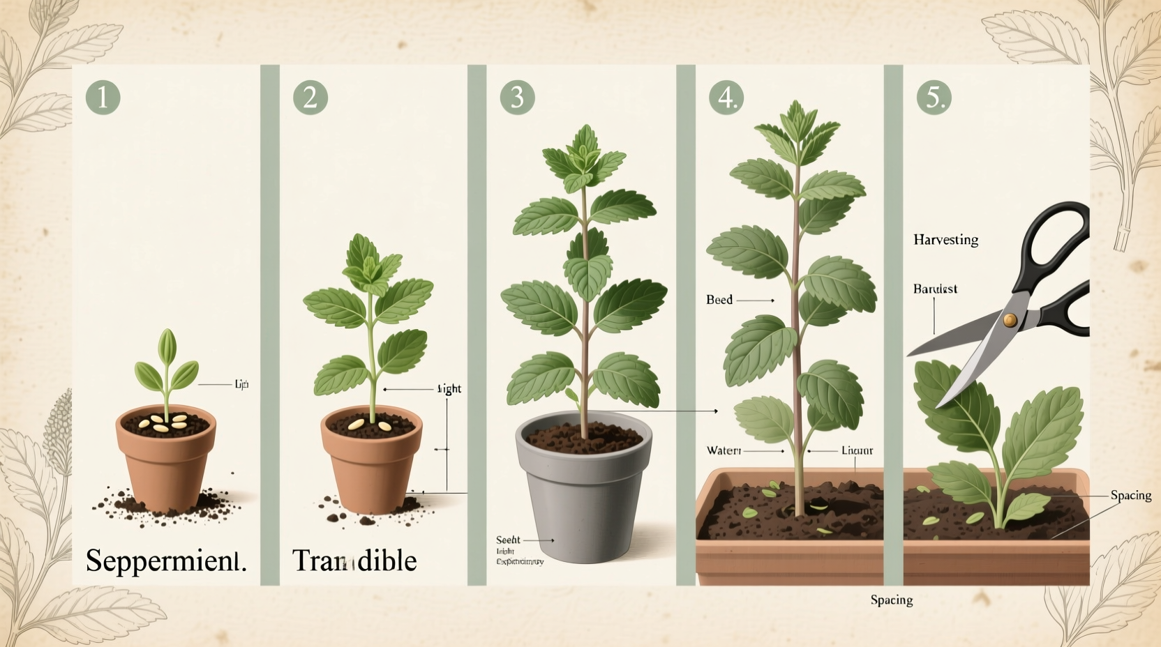 How to Grow Peppermint from Seed: Step-by-Step Guide