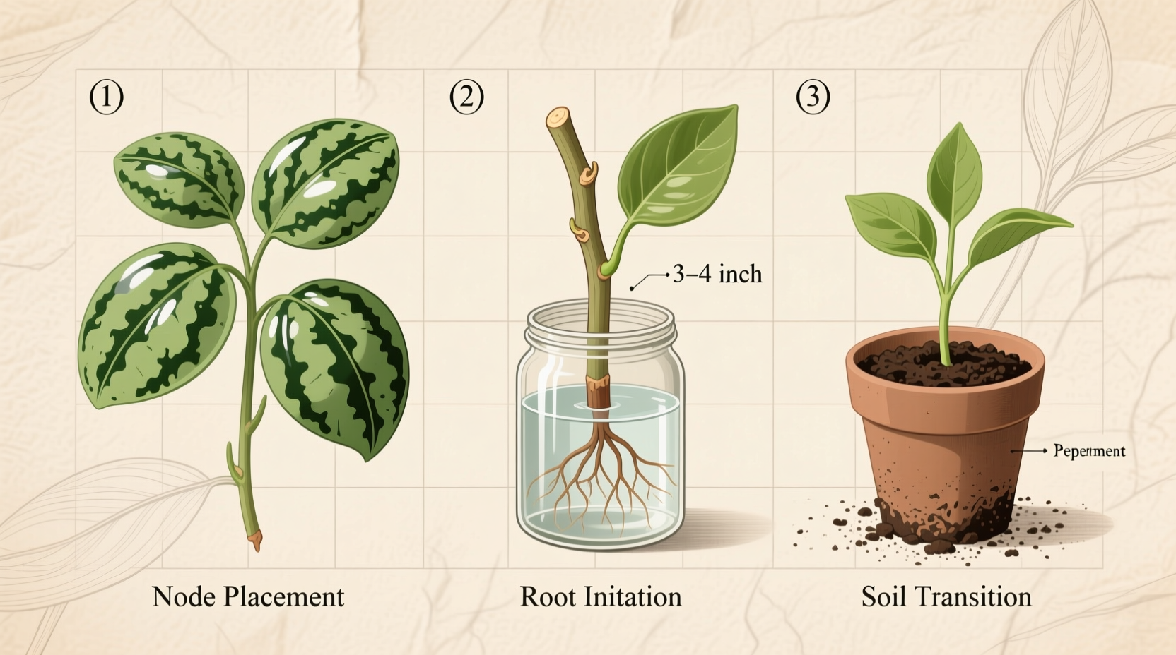 How to Propagate Watermelon Peperomia Easily