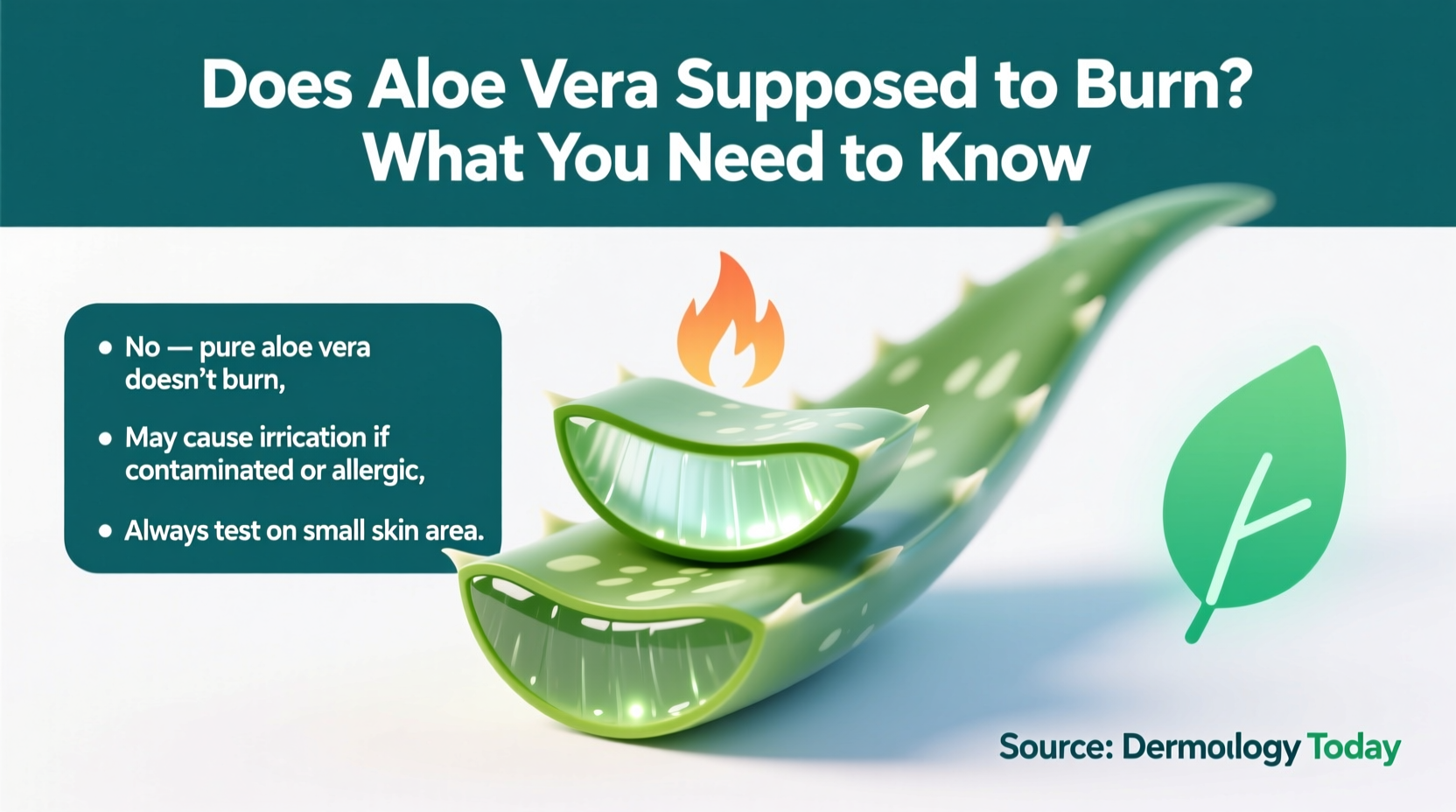 Does Aloe Vera Supposed to Burn? What You Need to Know