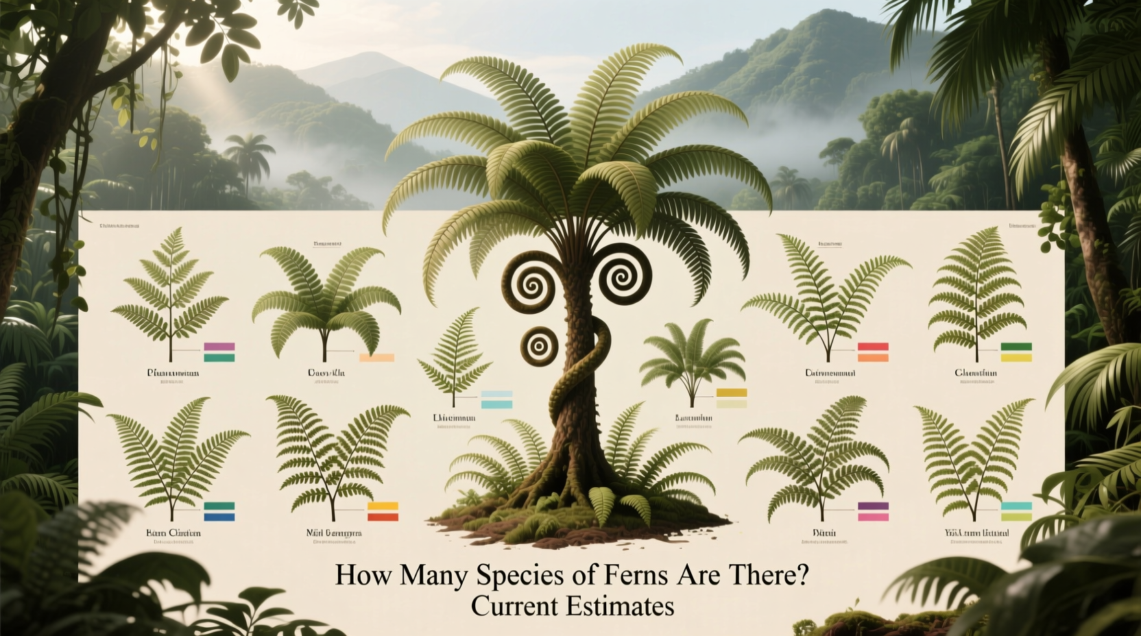 How Many Species of Ferns Are There? Current Estimates