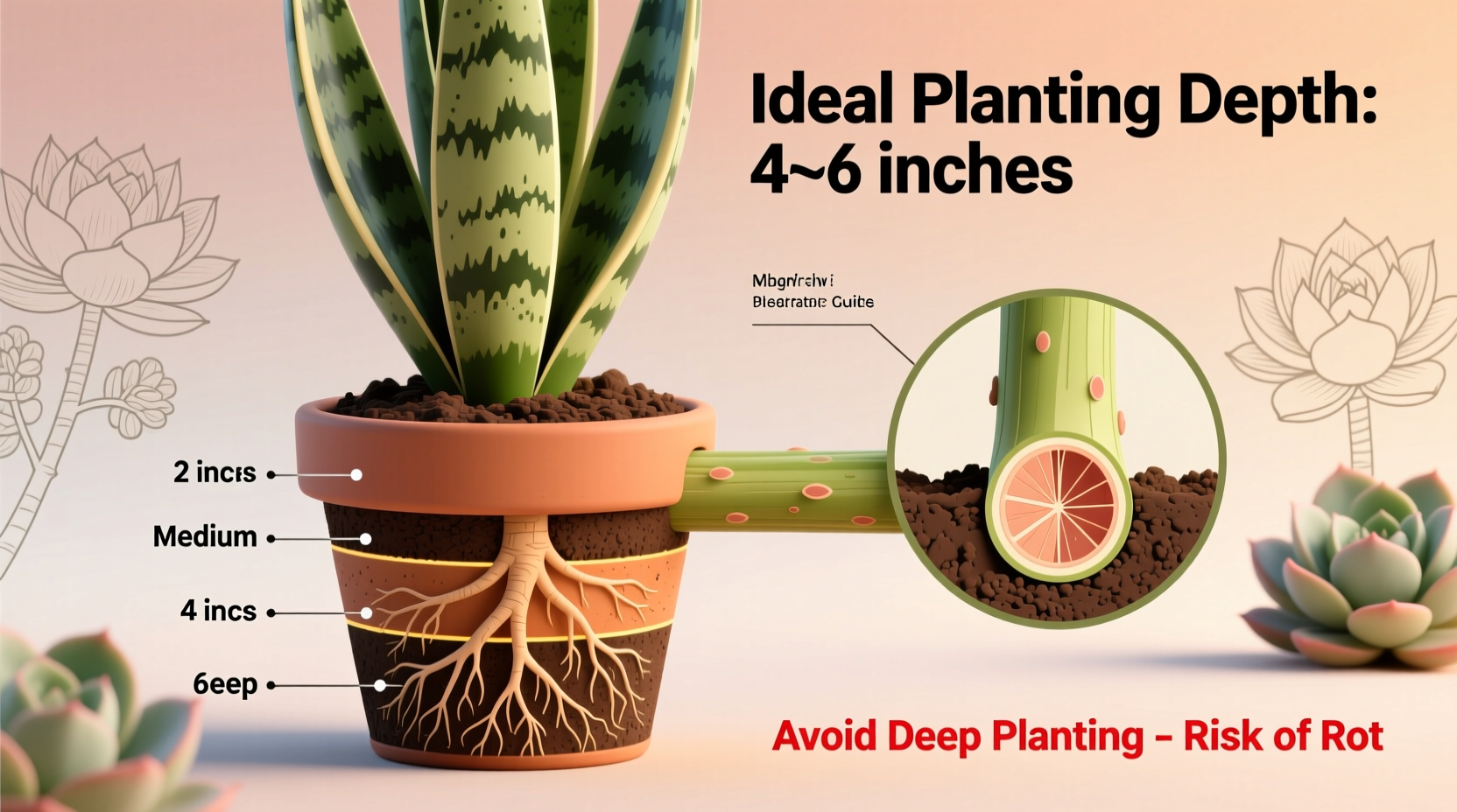 How Deep to Plant Snake Plant: Expert Guide