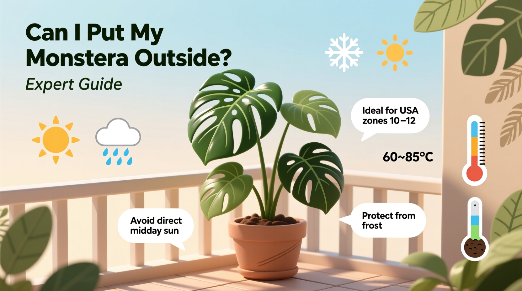 Can I Put My Monstera Outside? Expert Guide