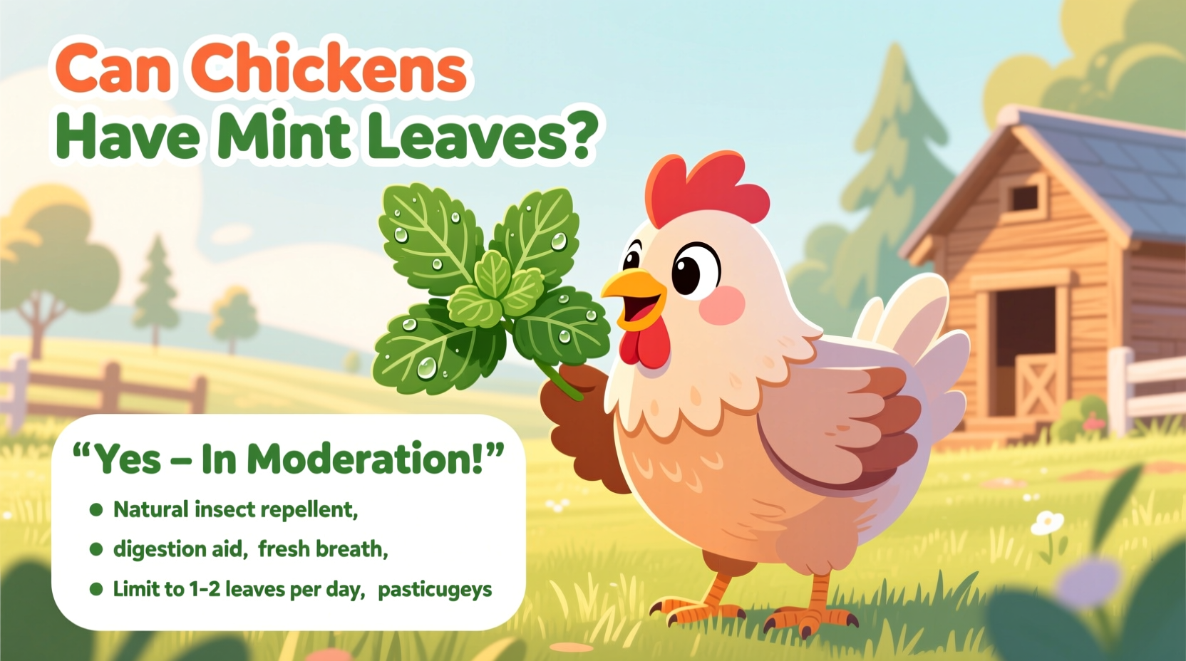 Can Chickens Have Mint Leaves? Safety & Benefits Explained