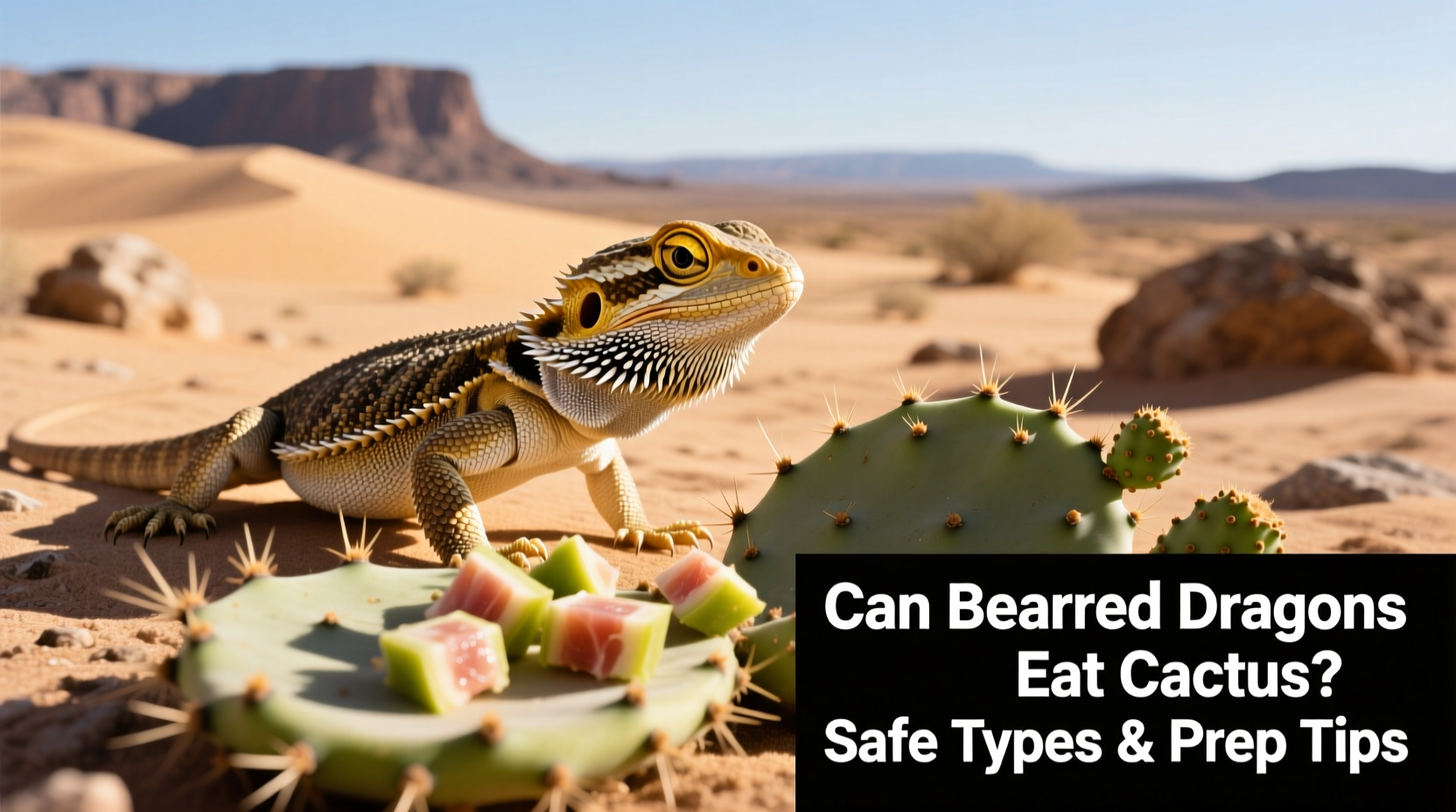 Can Bearded Dragons Eat Cactus? Safe Types & Prep Tips