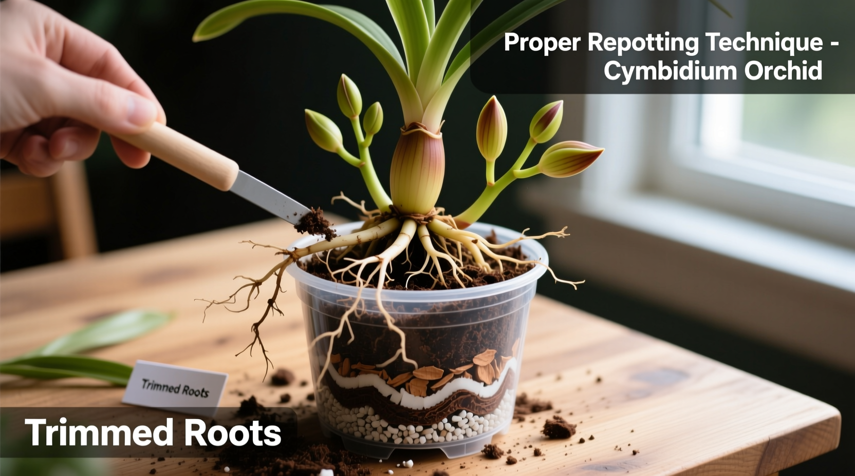 How to Repot a Cymbidium Orchid Properly
