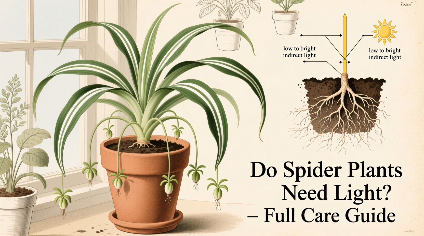 Do Spider Plants Need Light? Full Care Guide