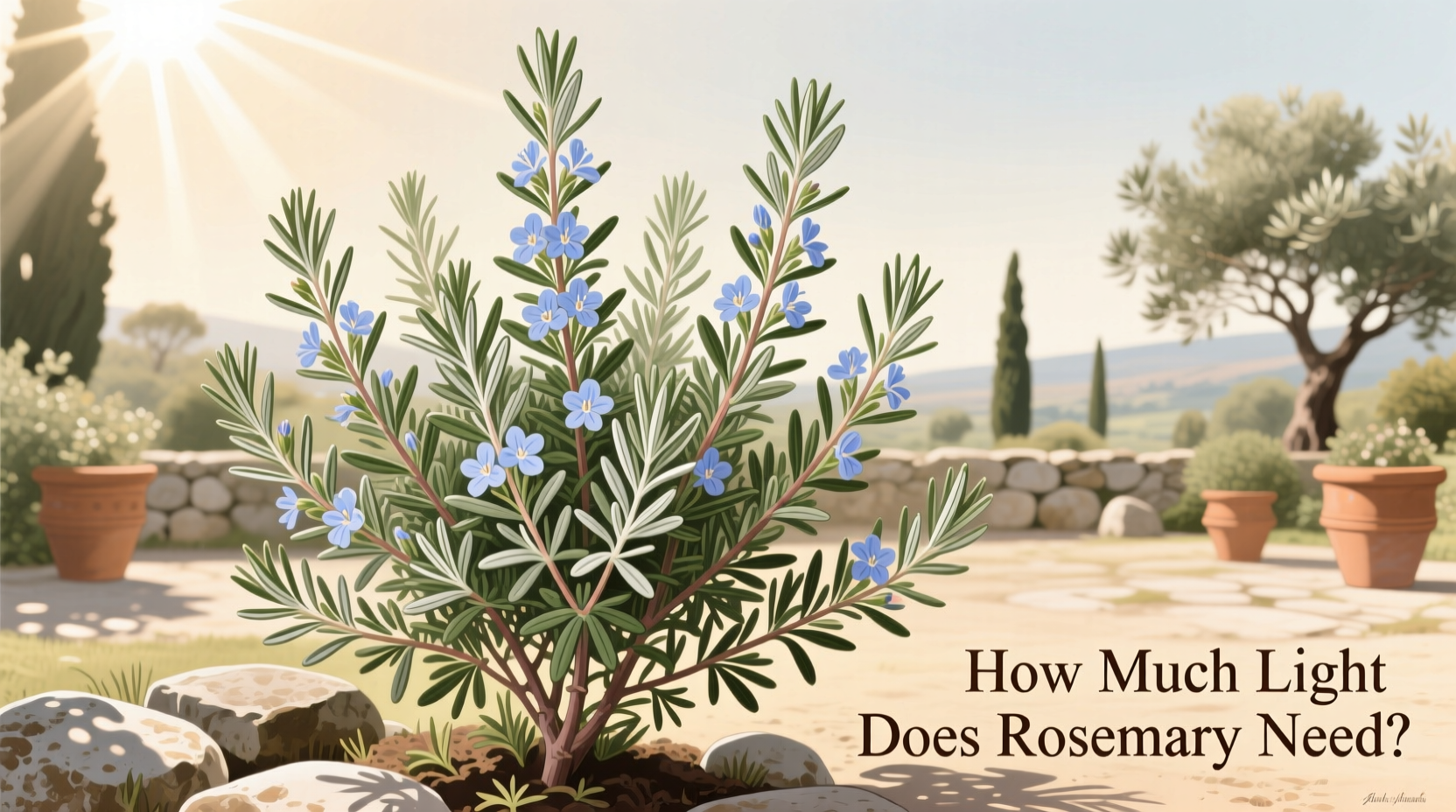 How Much Light Does Rosemary Need?