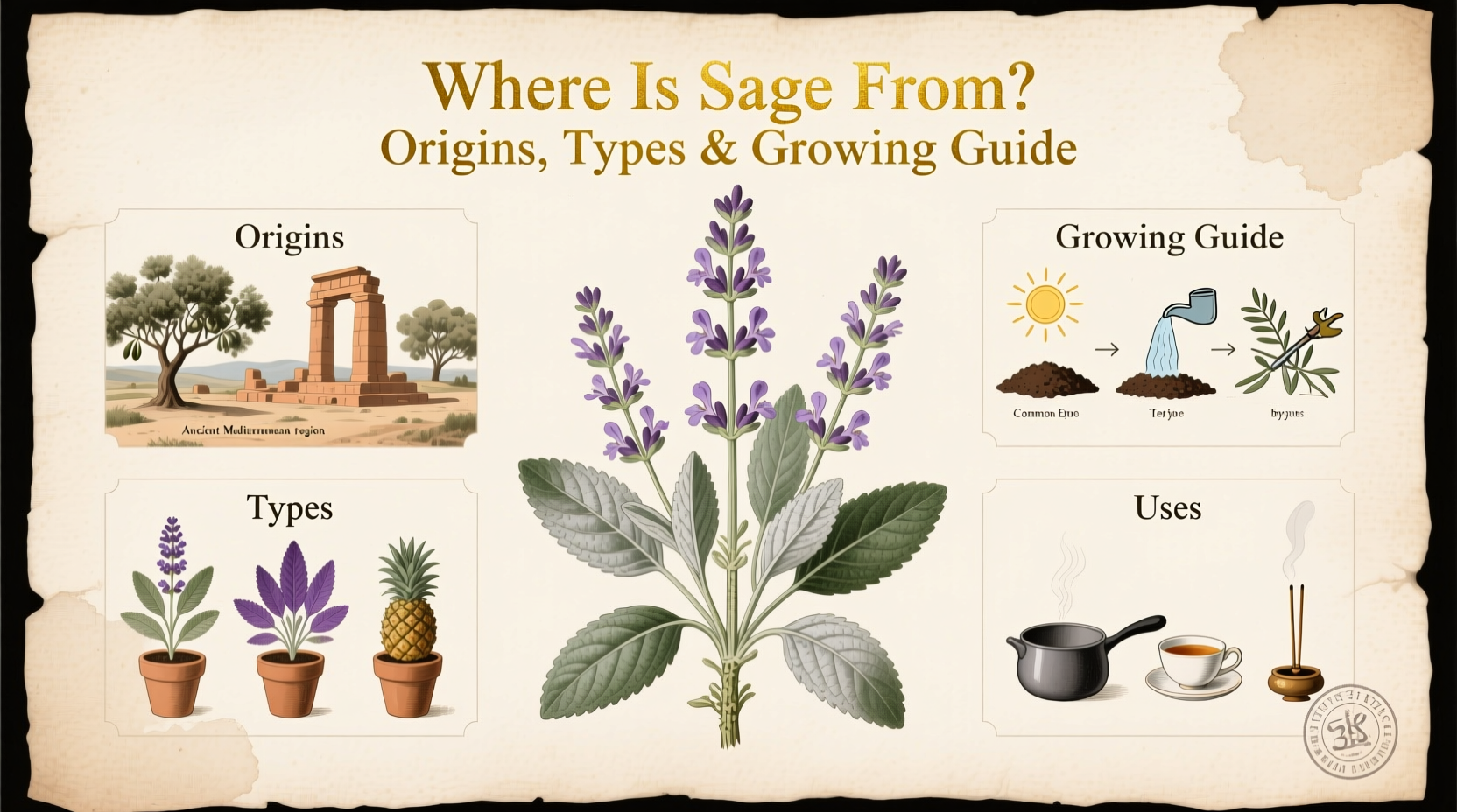 Where Is Sage From? Origins, Types & Growing Guide
