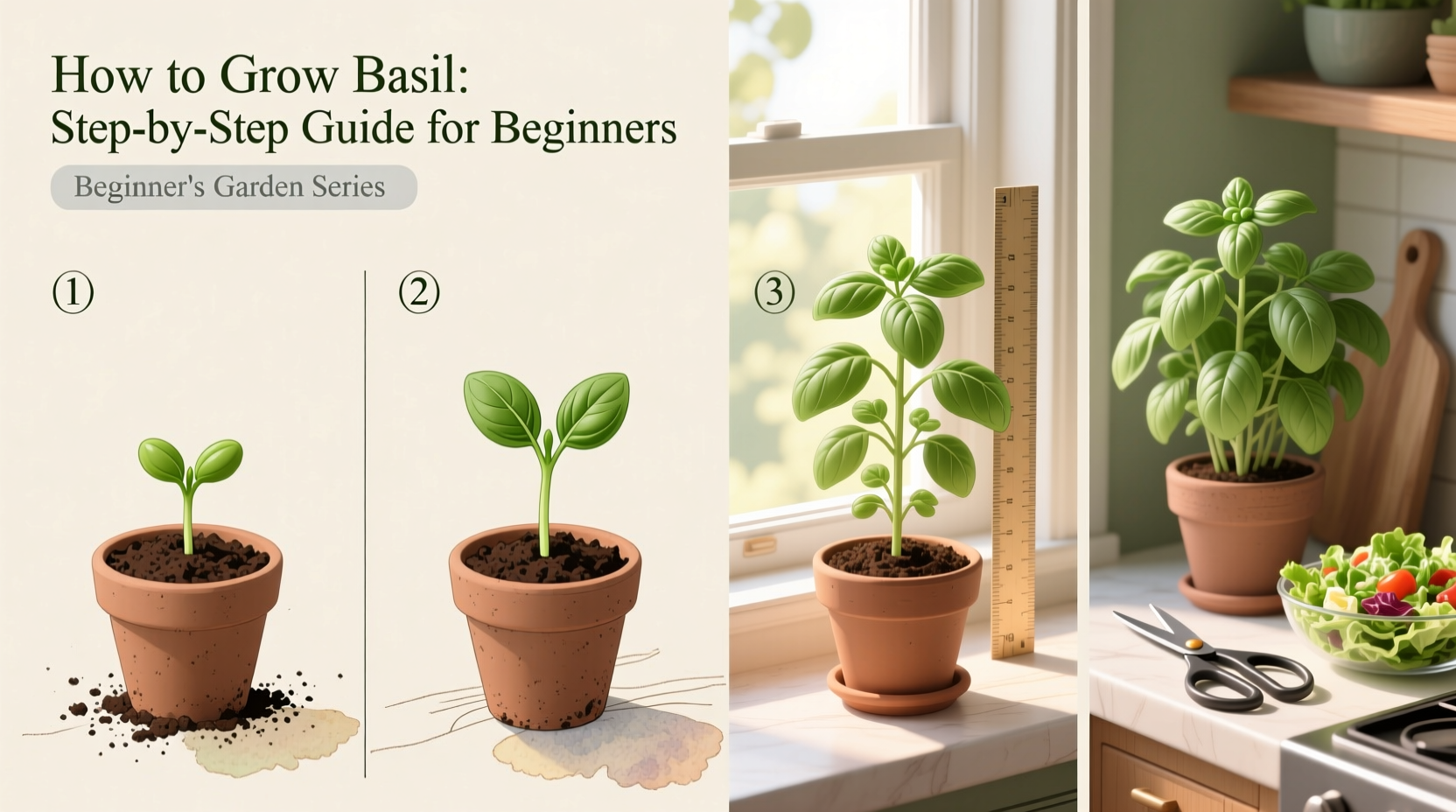 How to Grow Basil: Step-by-Step Guide for Beginners