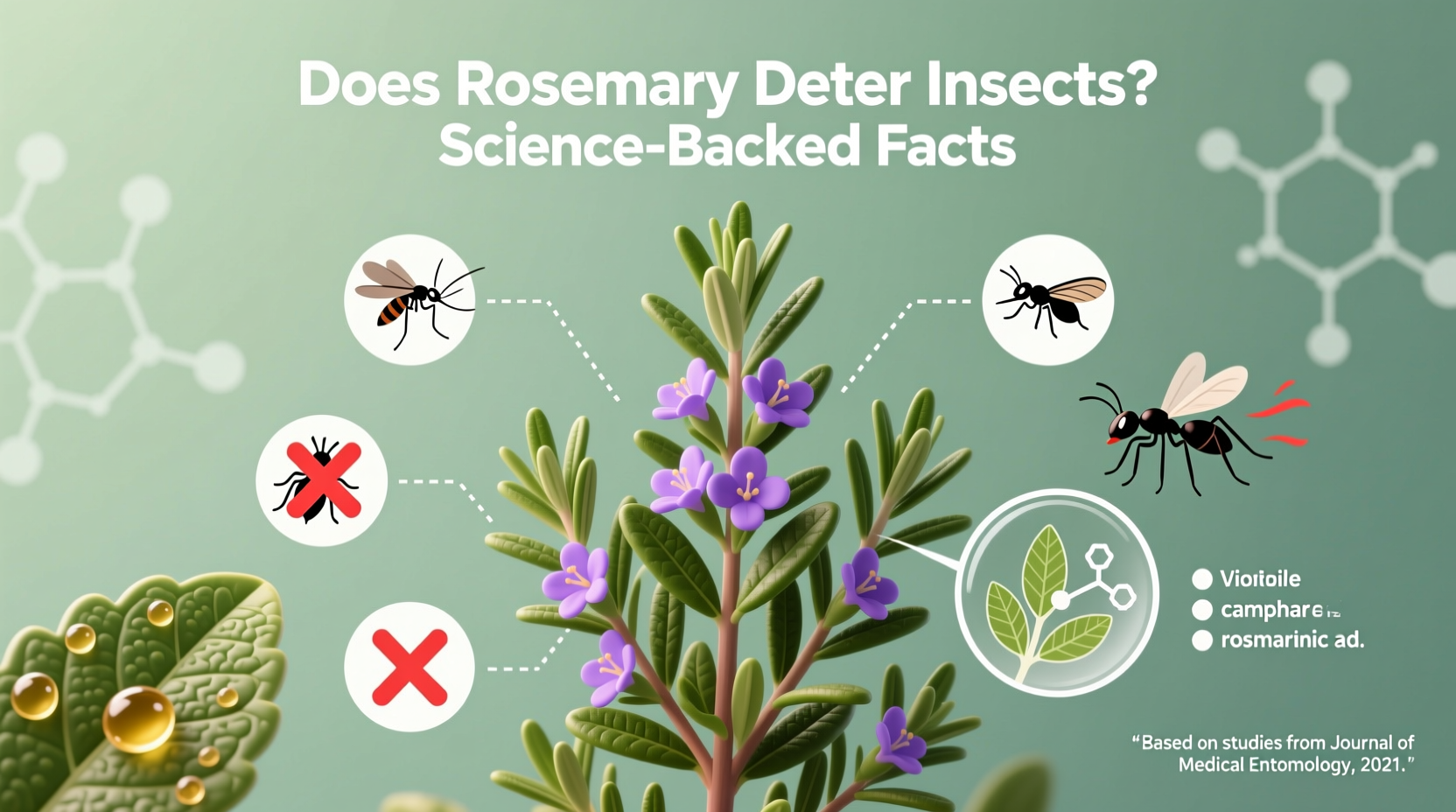 Does Rosemary Deter Insects? Science-Backed Facts