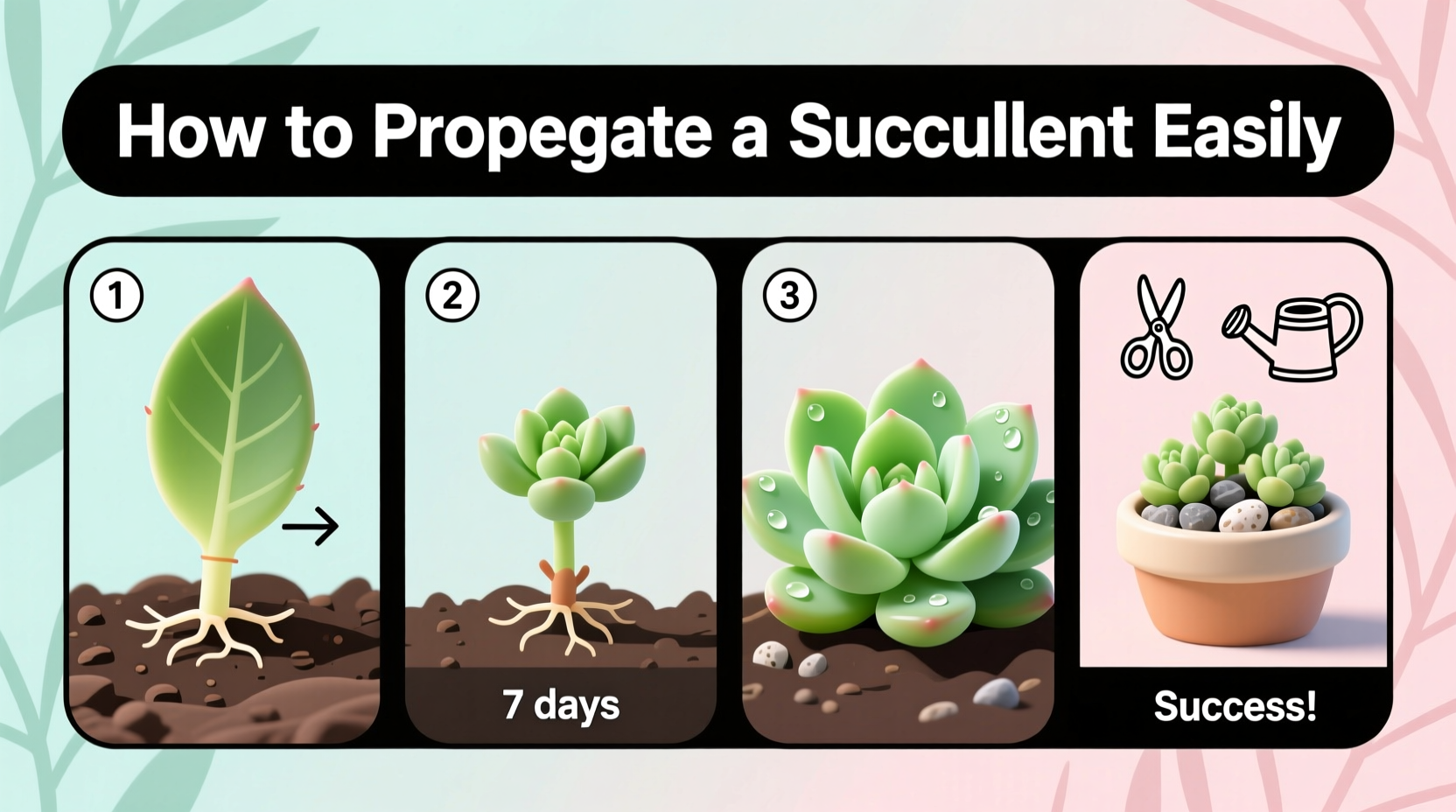 How to Propagate a Succulent Easily