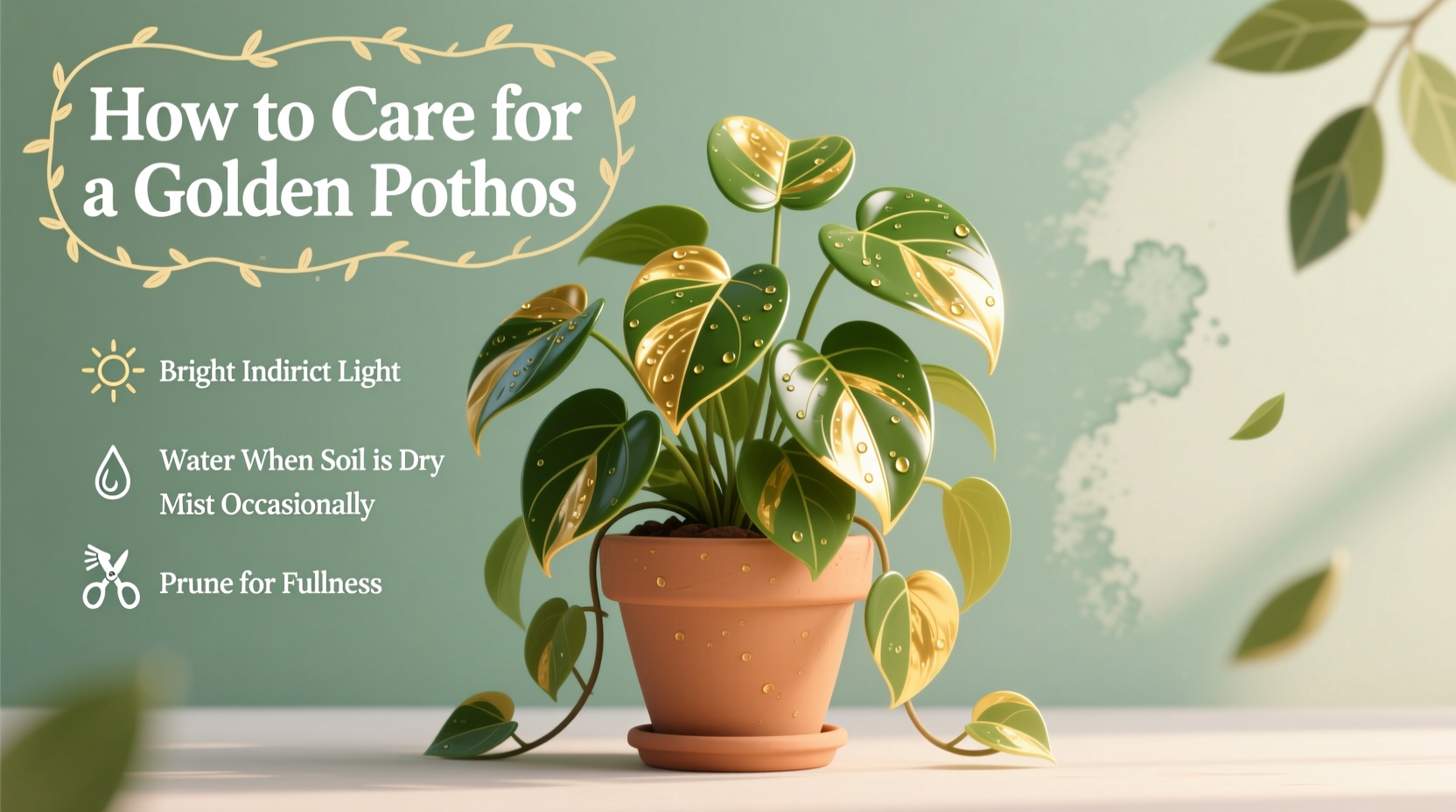 How to Care for a Golden Pothos: Easy Tips for Healthy Growth