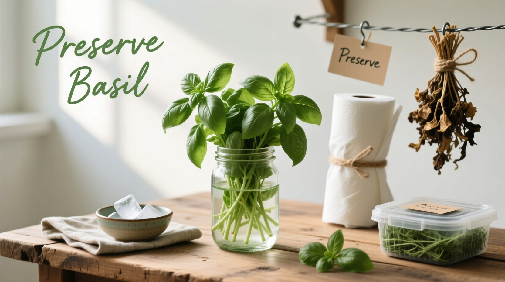 How to Preserve Basil | Top Methods for Long-Lasting Flavor