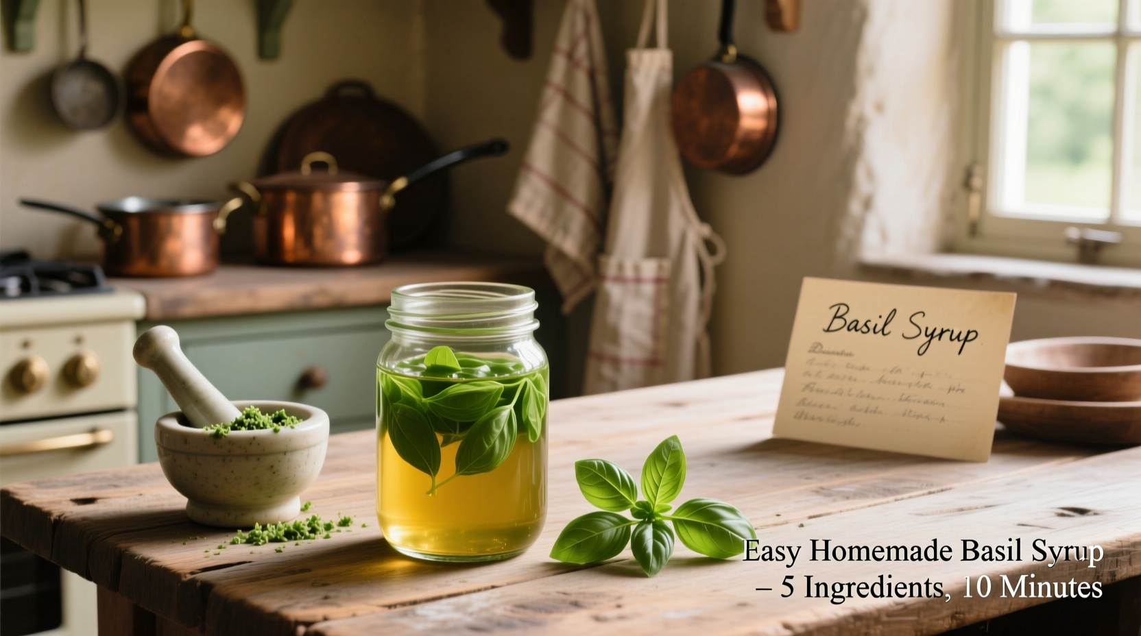 How to Make Basil Syrup at Home Easily
