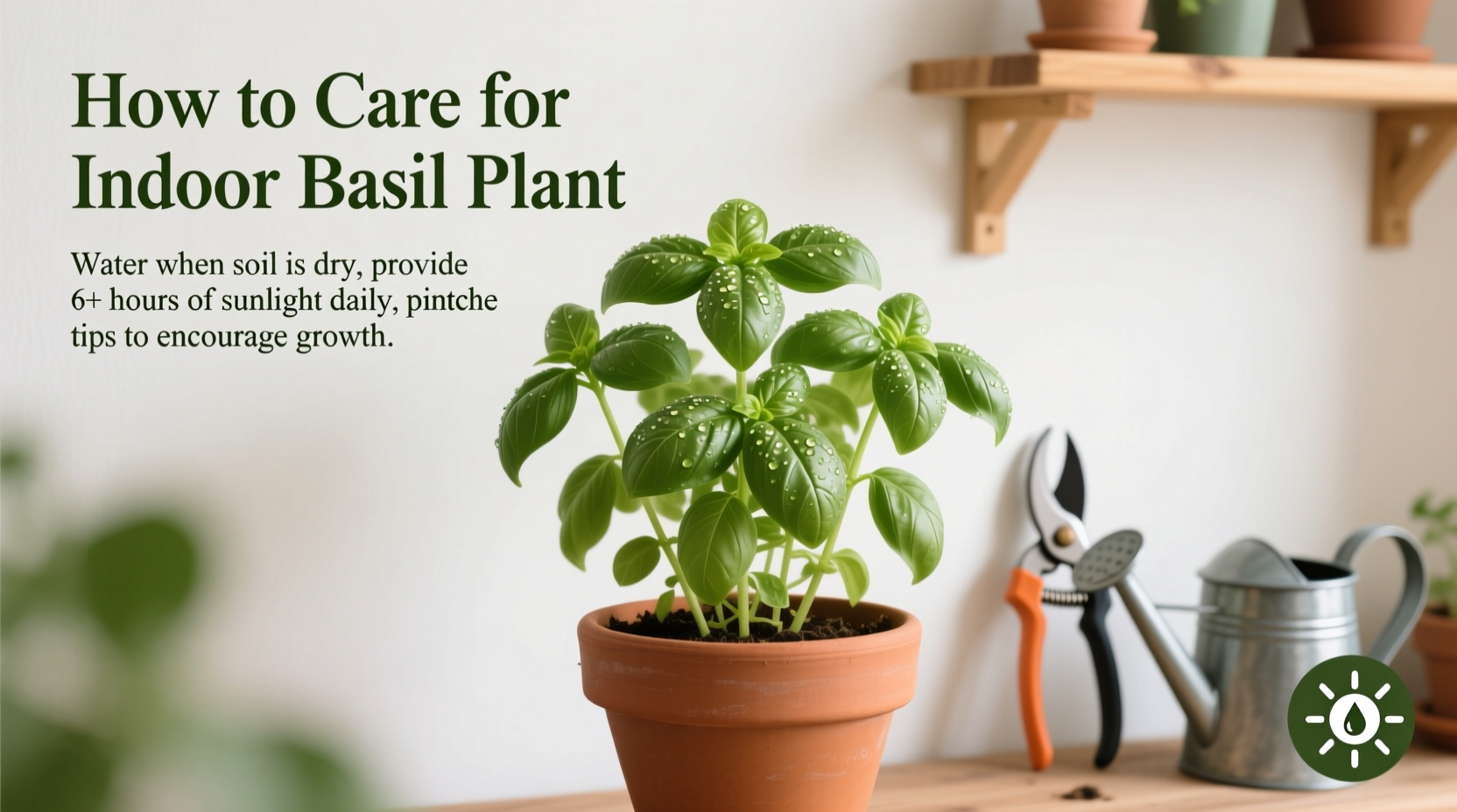 How to Care for Indoor Basil Plant