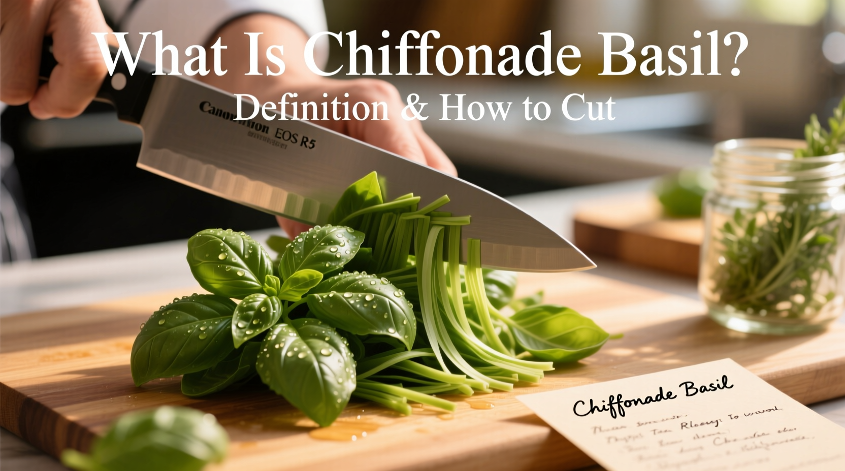What Is Chiffonade Basil? Definition & How to Cut