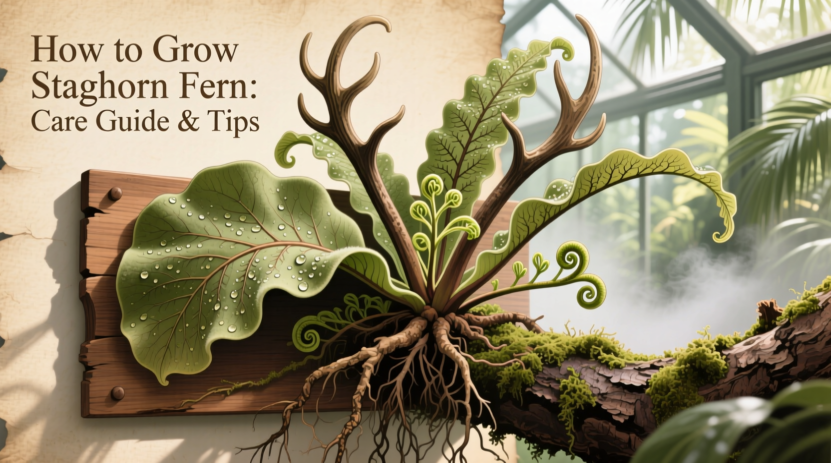 How to Grow Staghorn Fern: Care Guide & Tips