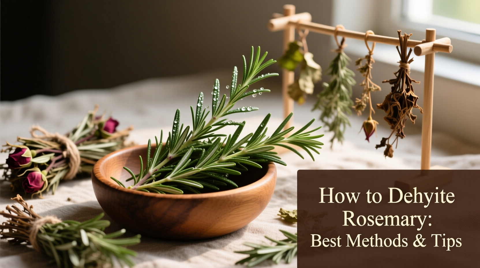 How to Dehydrate Rosemary: Best Methods & Tips