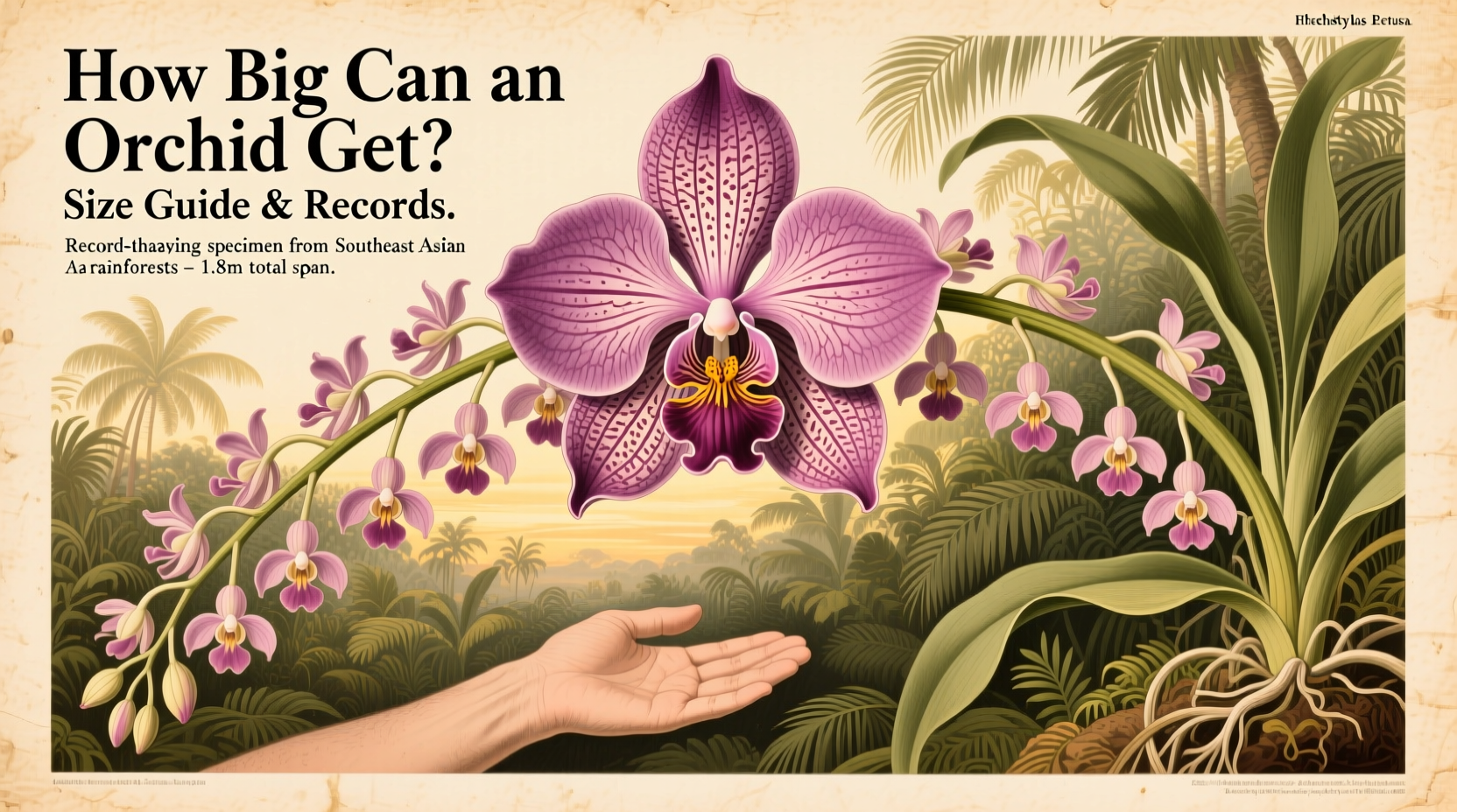 How Big Can an Orchid Get? Size Guide & Records