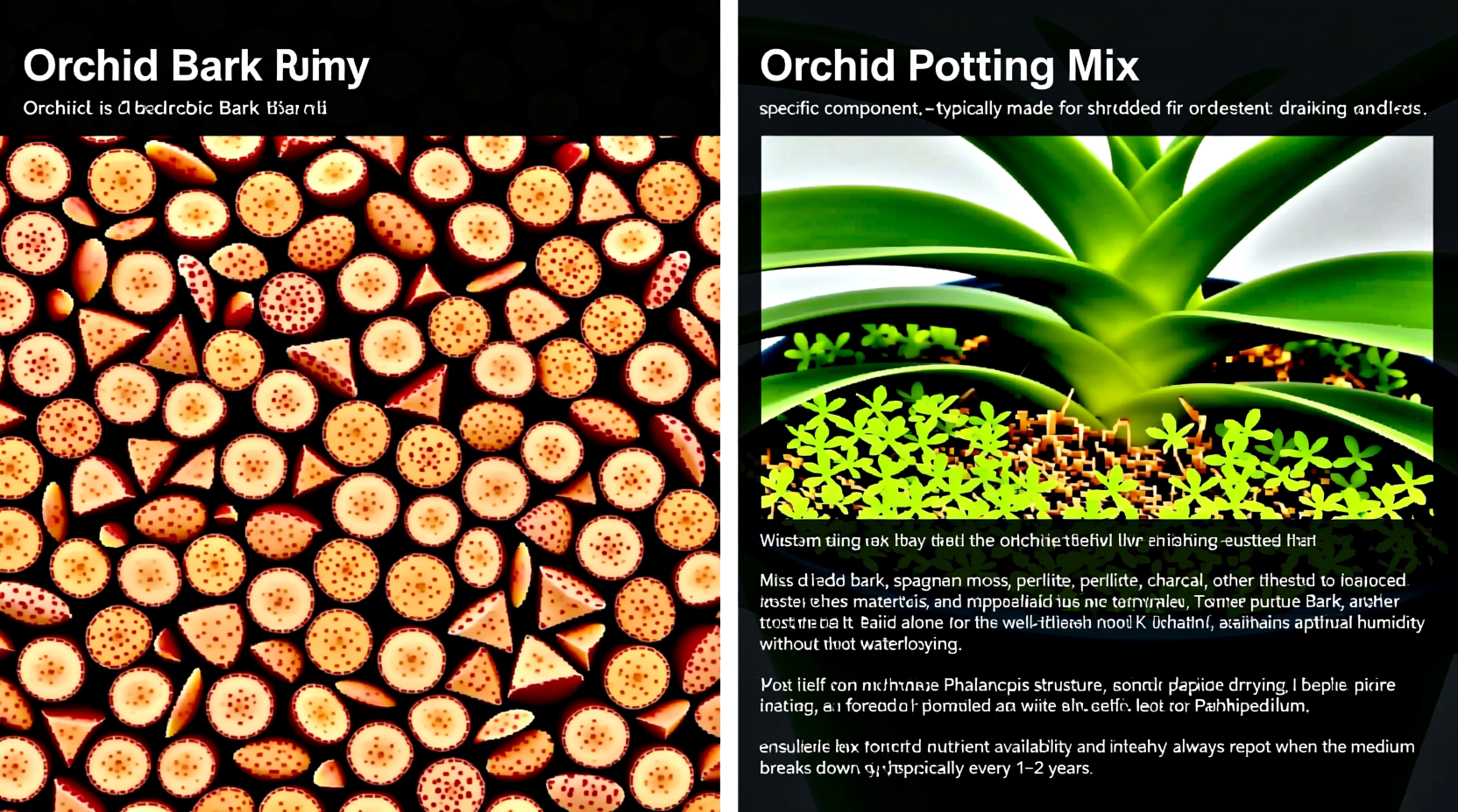Is Orchid Potting Mix the Same as Orchid Bark?