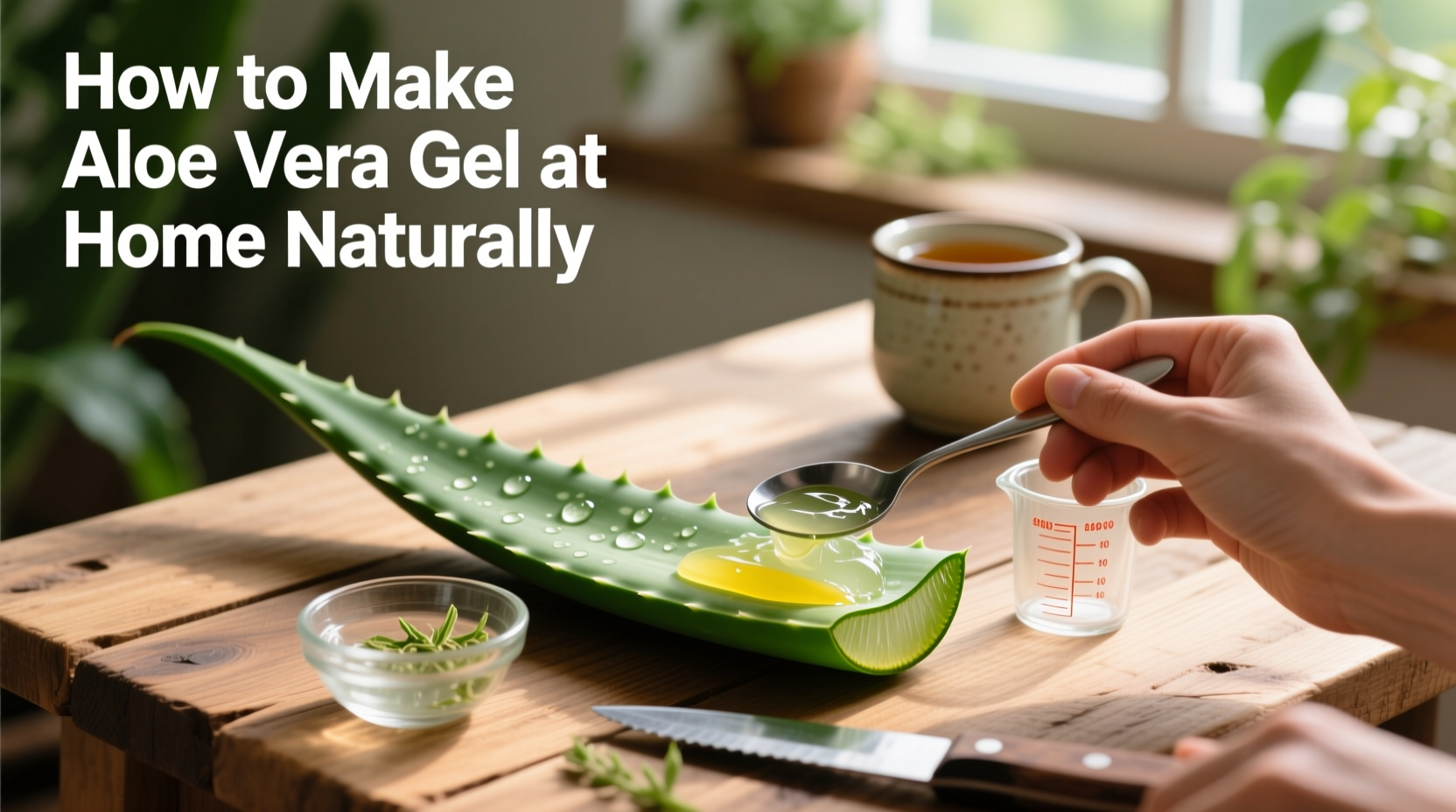 How to Make Aloe Vera Gel at Home Naturally