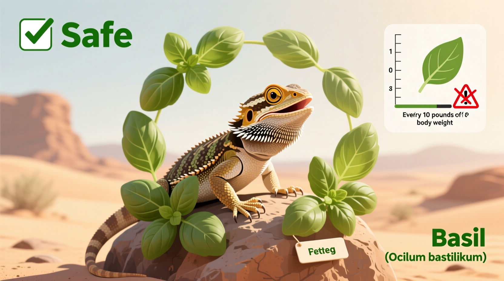 Can Bearded Dragons Have Basil? Safe Feeding Guide