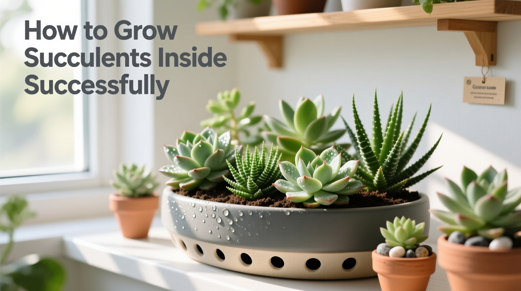 How to Grow Succulents Inside Successfully