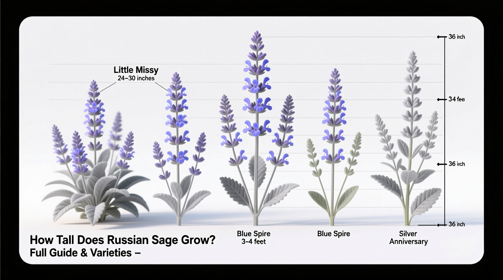 How Tall Does Russian Sage Grow? Full Guide & Varieties