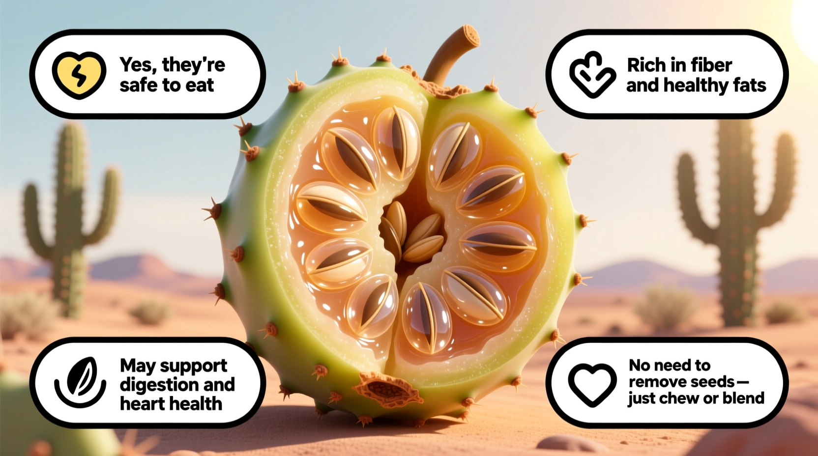 Can You Eat Cactus Pear Seeds? Yes – Here's What You Need to Know