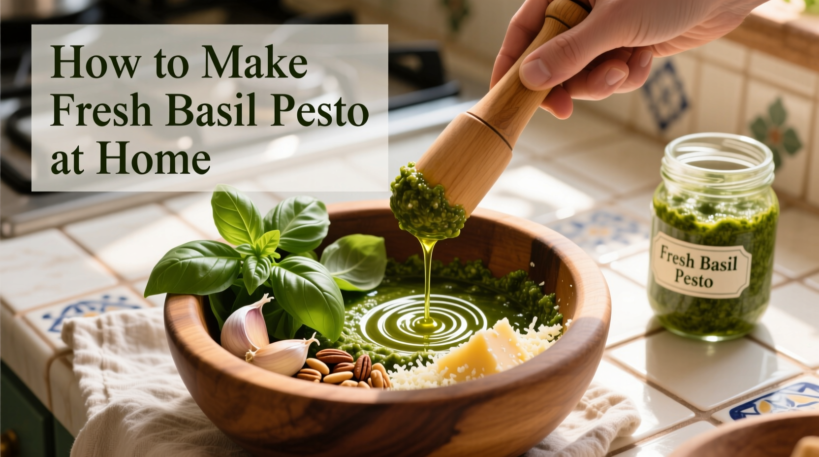 How to Make Fresh Basil Pesto at Home