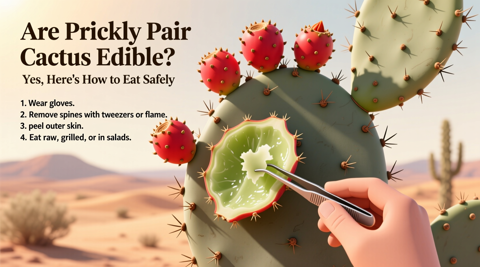 Are Prickly Pear Cactus Edible? Yes, Here's How to Eat Safely