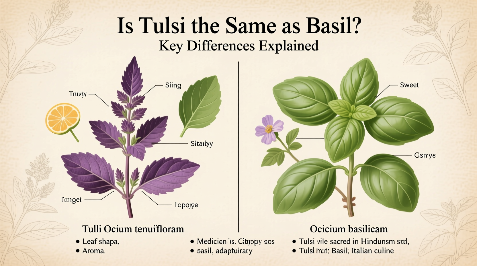 Is Tulsi the Same as Basil? Key Differences Explained