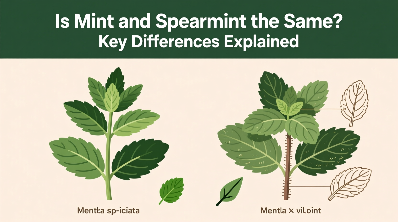 Is Mint and Spearmint the Same? Key Differences Explained
