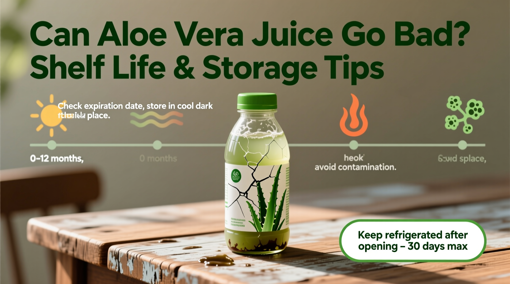Can Aloe Vera Juice Go Bad? Shelf Life & Storage Tips